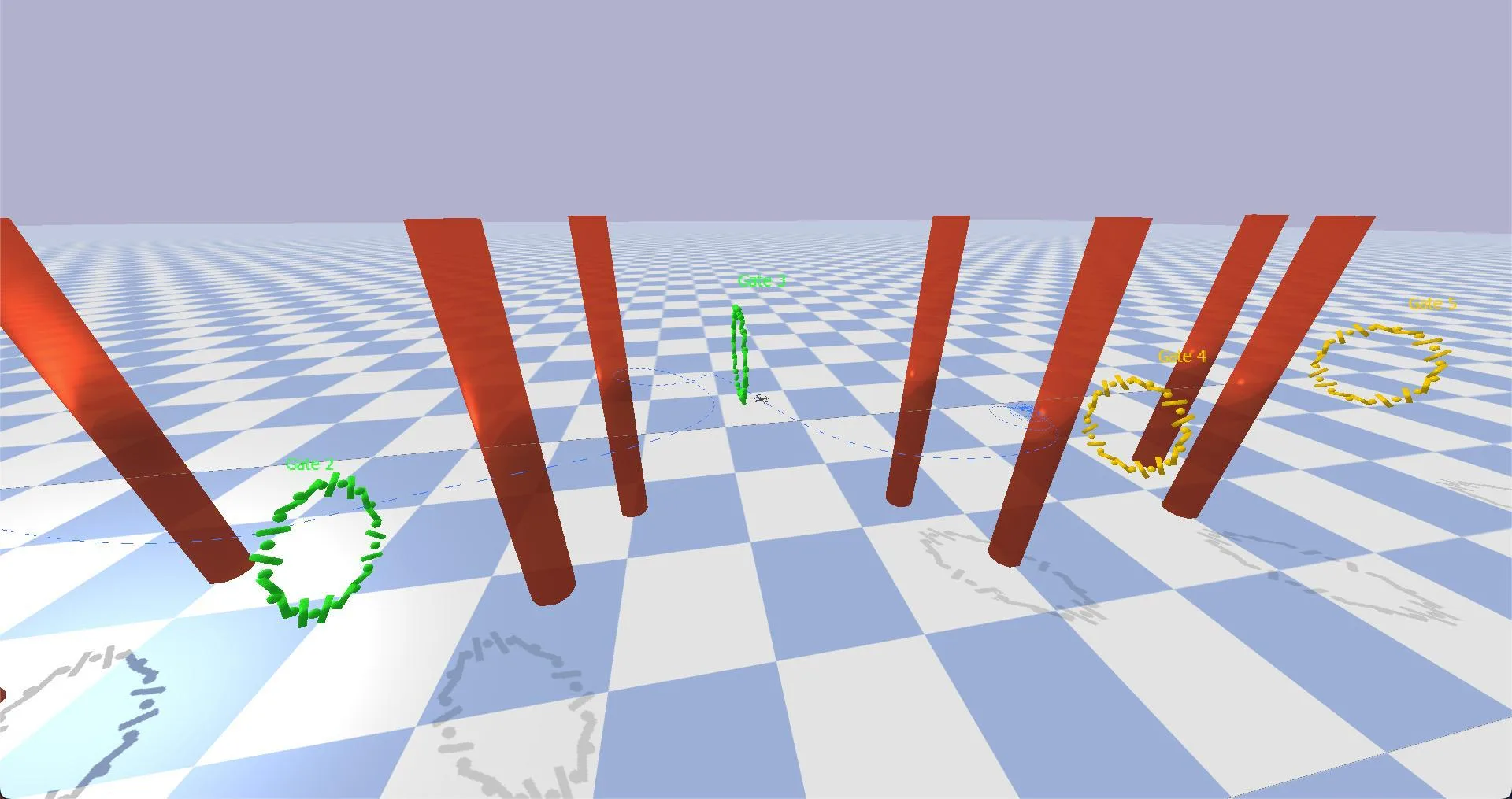 Drone reinforcement learning simulation
