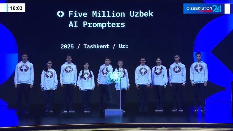 Students at the AI Forum opening ceremony in November 2025